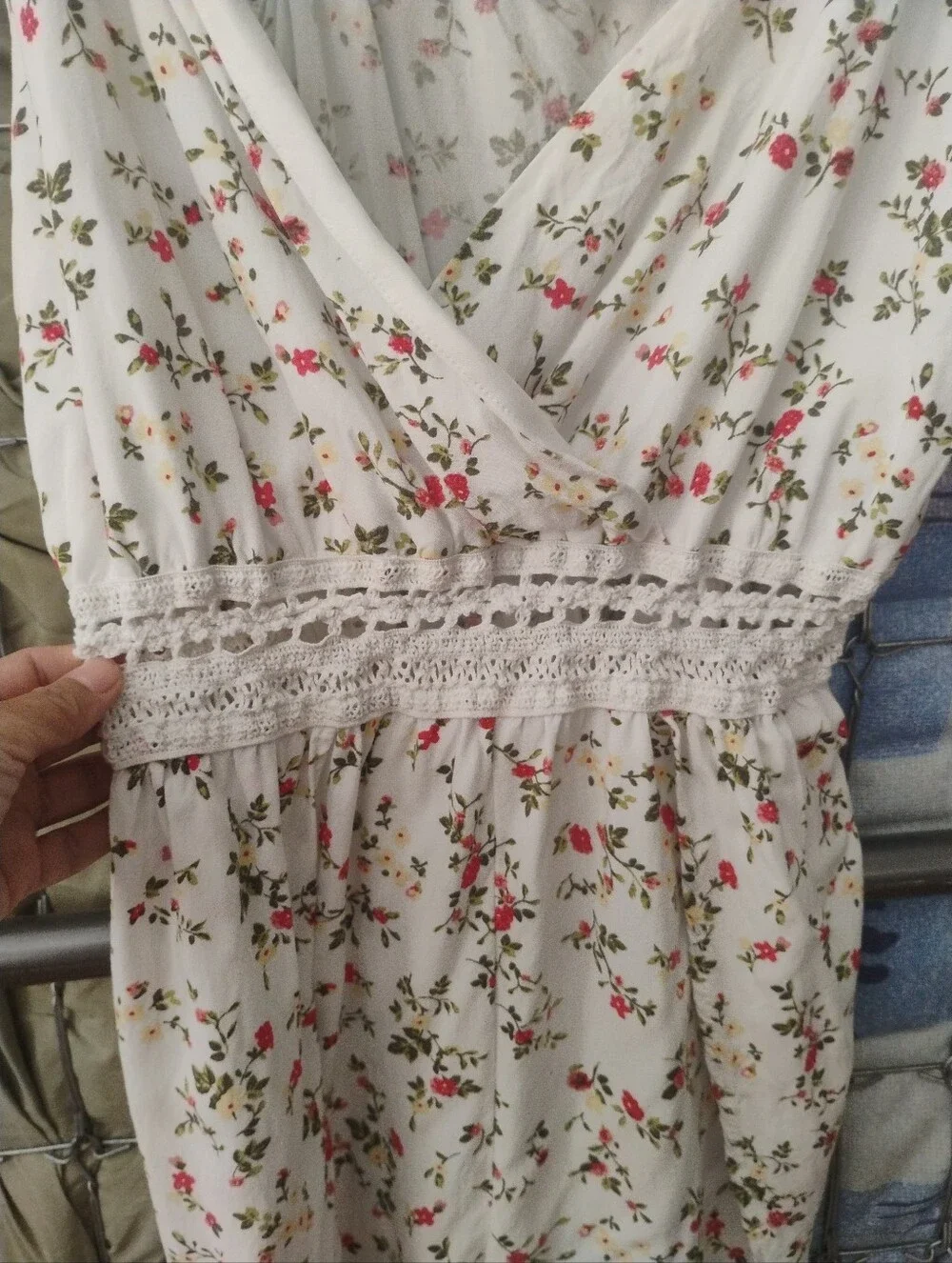 Vine And Valley Floral Romper. - Picture 5 of 9